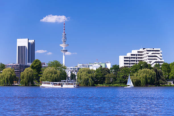 I LOVE HAMBURG: Typical scene on the Aussenalster in Hamburg - Germany - Taken with Canon 5Dmk2You can see more Hamburg images in my lightbox:   I LOVE HAMBURG