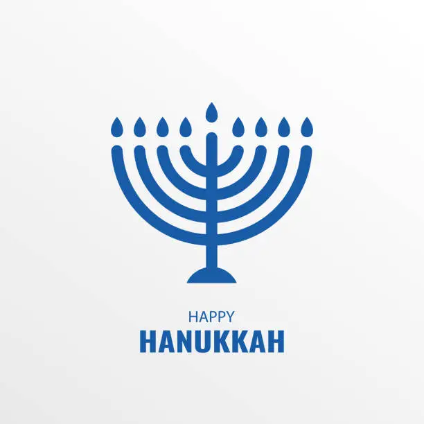 Vector illustration of Holiday Hanukkah