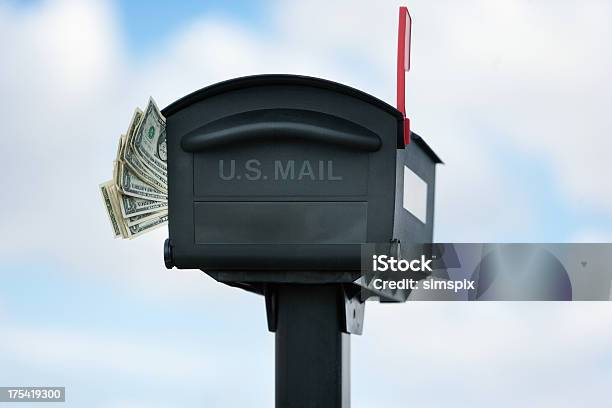 Money In The Mail Stock Photo - Download Image Now - Currency, Mailbox, Advice