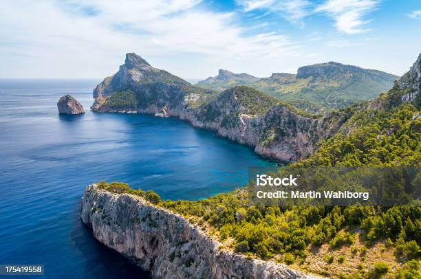 Paisaje Formentor Foto de stock y más banco de imágenes de Isla de Mallorca - Isla de Mallorca, Vista cenital, Cabo Formentor