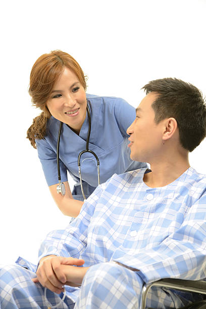 istock Female doctor attending a patient 175419883