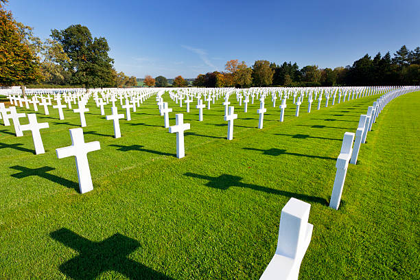 istock Military Cemetery Crosses 175419908