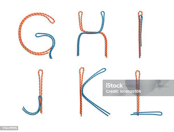Alphabet Letters Ii Stock Photo - Download Image Now - Abstract, Alphabet, Blue