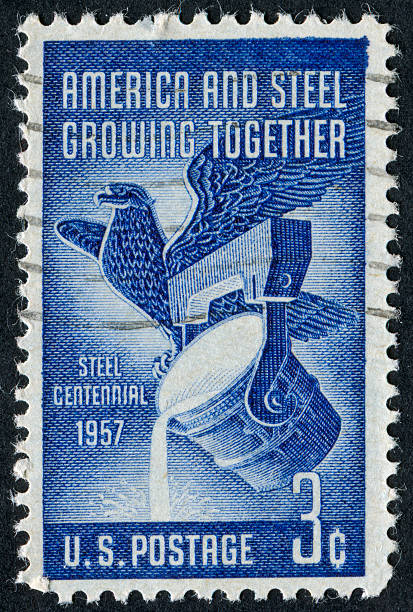 istock American Steel Industry Stamp 175420260