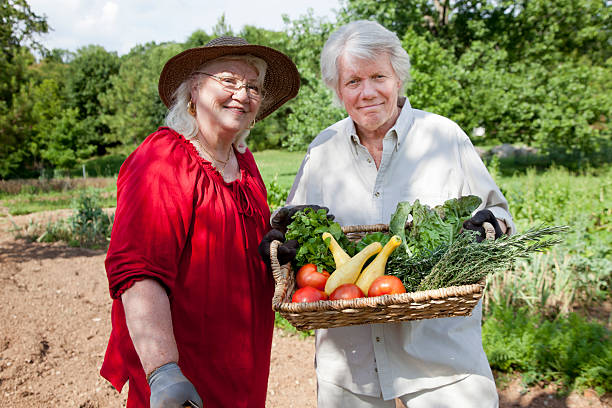 istock Senior Couple in a Garden 175420394