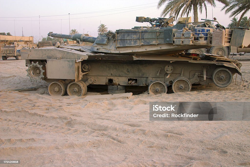 Tank "Detail of Turret-top, M1 Abrams Main Battle Tank." Accessibility Stock Photo
