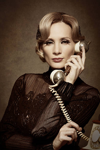 istock retro woman talking on the phone 175421474