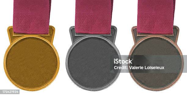 Gold Silber Und Bronze Medaillen Stockfoto und mehr Bilder von Goldmedaille - Goldmedaille, Internationales Sportereignis, 2012