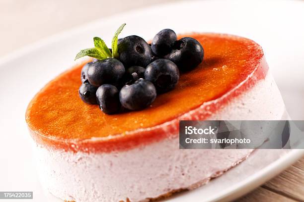 Cake With Blueberries Stock Photo - Download Image Now - Baked, Baked Pastry Item, Bakery