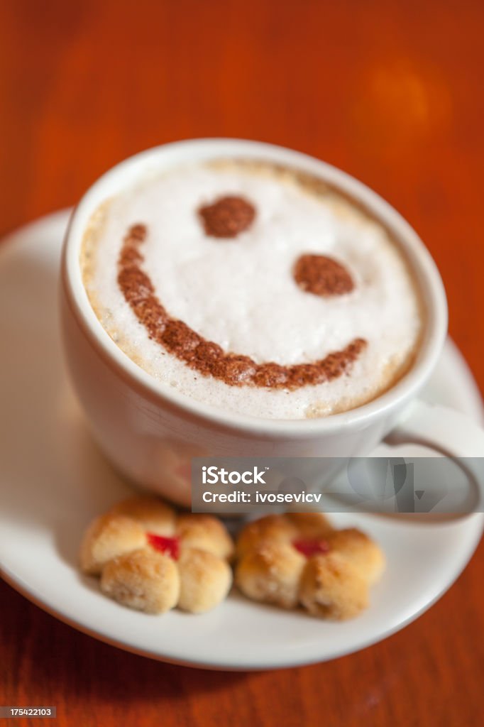 Sorrindo café - Foto de stock de Café - Bebida royalty-free