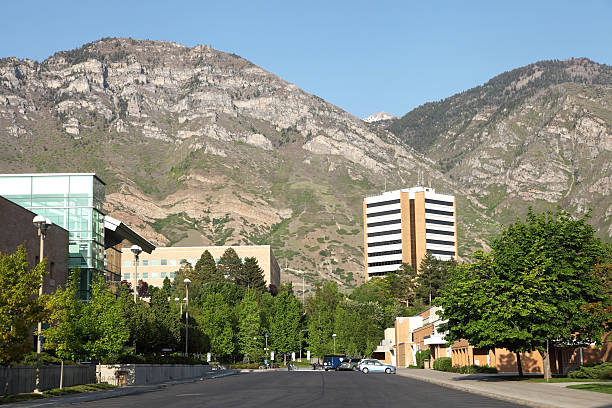 Brigham Young University Brigham Young University is a university located in Provo, Utah. It is owned and operated by The Church of Jesus Christ of Latter-day Saints. provo stock pictures, royalty-free photos & images