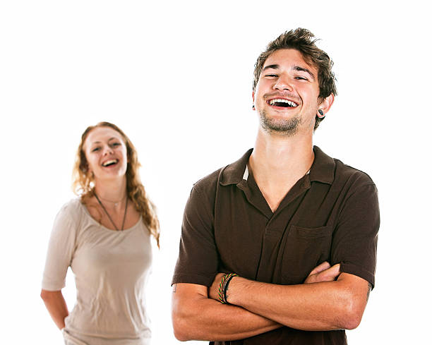 istock Good looking young couple laughing together 175422776