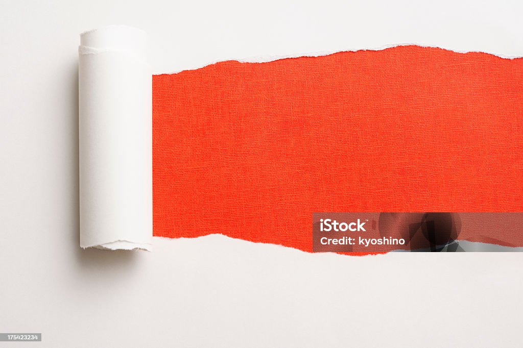 Torn 紙のでこぼこオレン��ジ色の背景 - 破れているのロイヤリティフリーストックフォト
