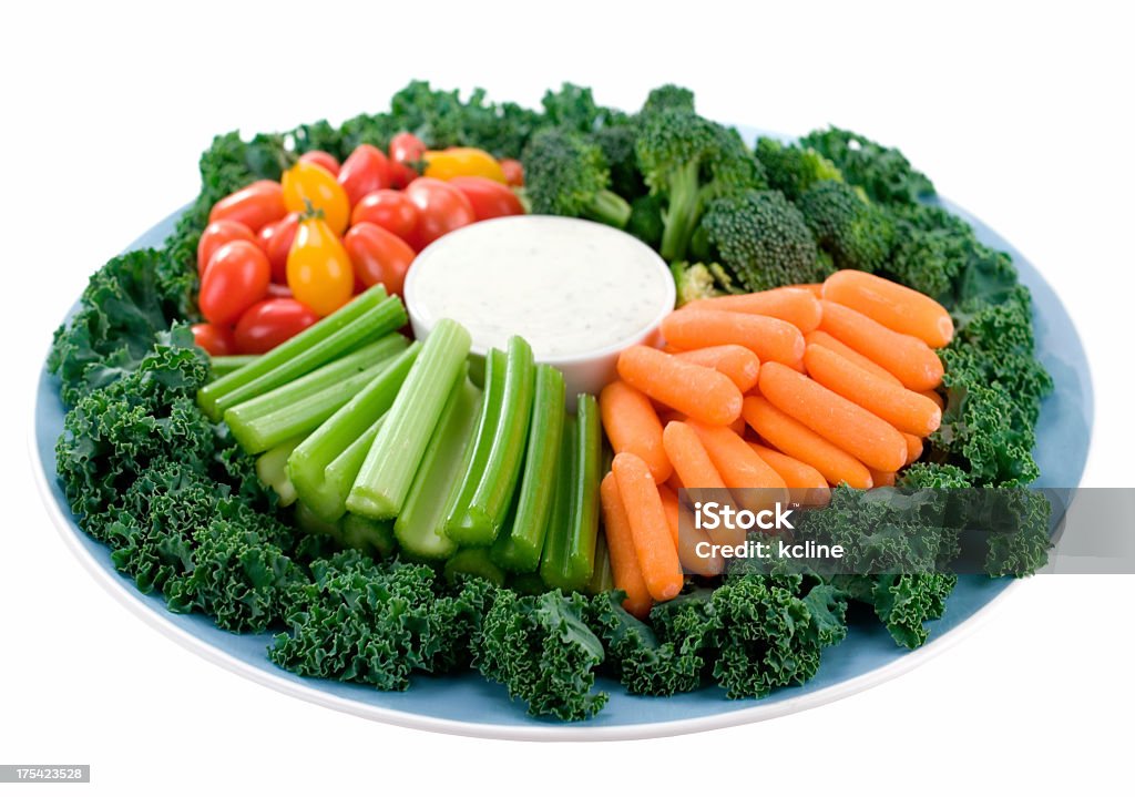 VEGETARISCHE PLATTE & Dip - Lizenzfrei Gemüse Stock-Foto