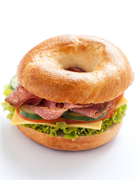 istock Salami Bagel Sandwich 175423951