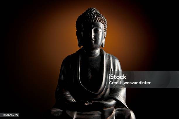 Japanese Buddha Stock Photo - Download Image Now - Buddha, Black Color,  Buddhism - iStock