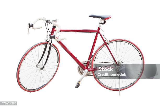 Road Bicycle Speed Bike Stock Photo - Download Image Now - Bicycle, Cut Out, White Background