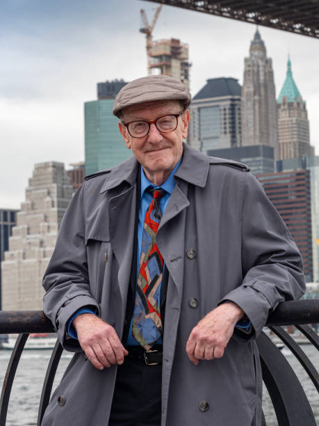 istock Portrait of a typical New York Senior Man 1754243549