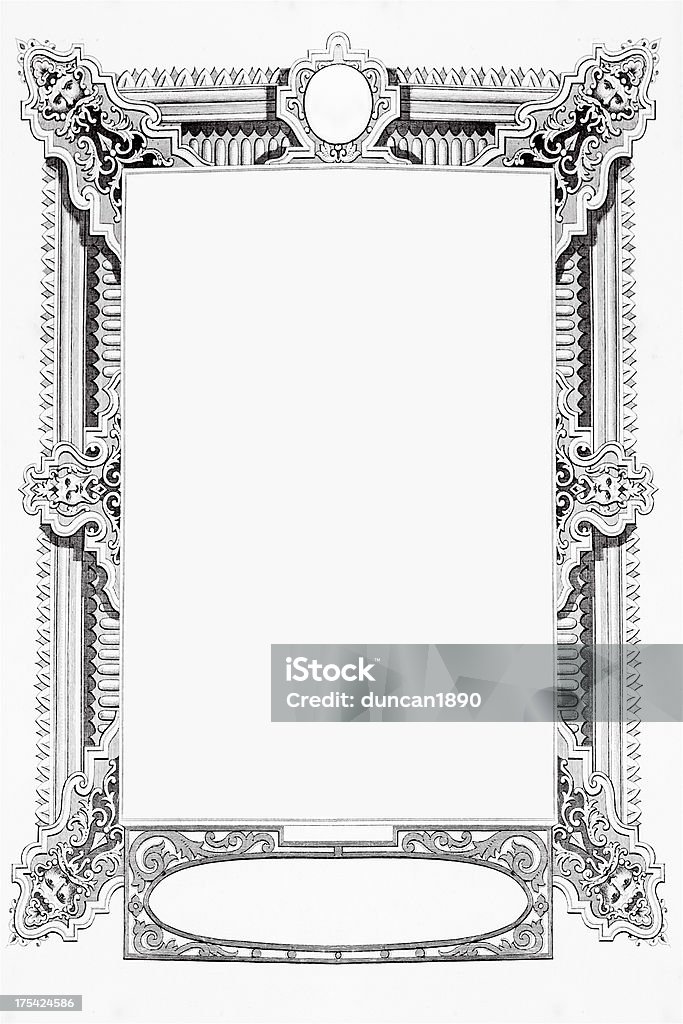 Fancy di frame - Illustrazione stock royalty-free di Cornice per foto