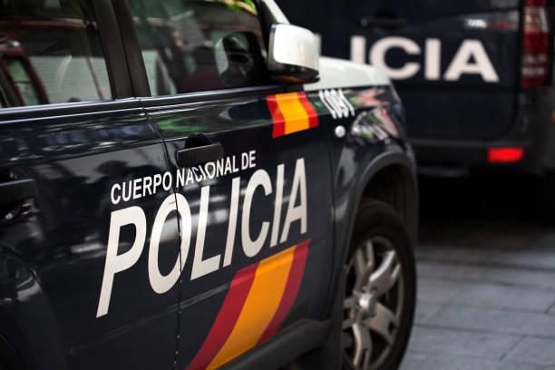 policia spanish police car spain stock pictures, royalty-free photos & images