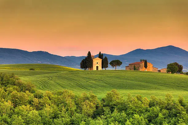 Little church in Tuscany
