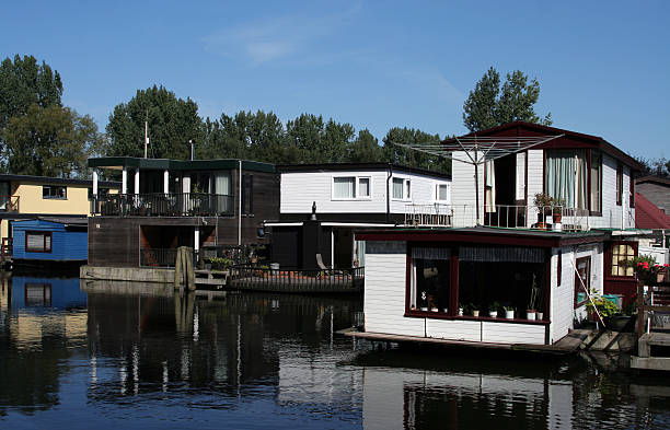 istock Houseboats and Reflections 175425393