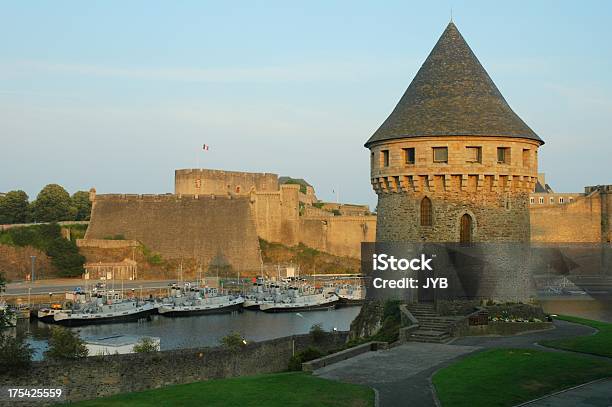 Medieval Style Watch Tower Overlooking Bay Stock Photo - Download Image Now - Brest - Brittany, France, Brittany - France