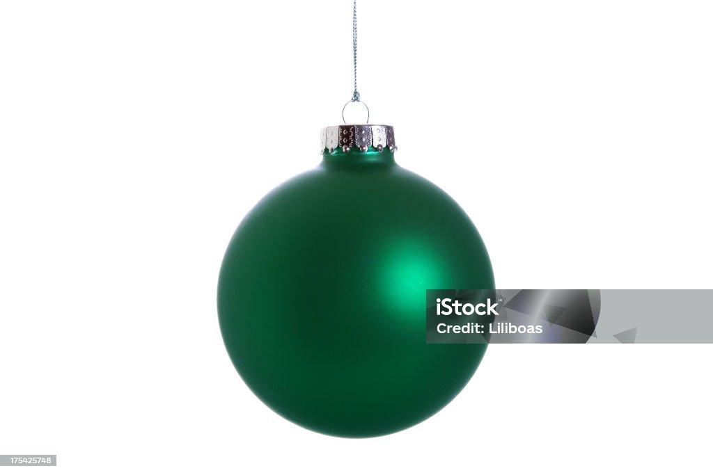 Bola de Navidad serie (Aislado en blanco - Foto de stock de Adorno de navidad libre de derechos