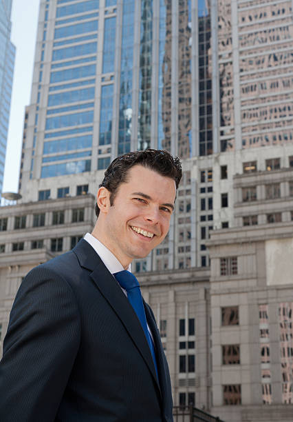 istock Businessman, confidently posing in an urban setting 175425936