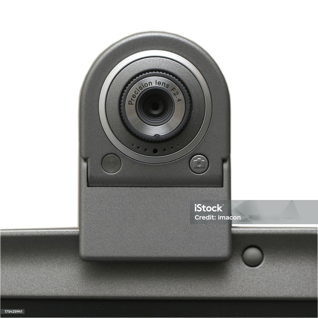 USB Webcam (isolé sur fond blanc, Tracé de détourage - Photo de Affaires libre de droits