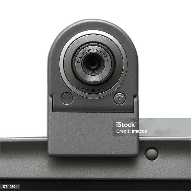 Foto de Usb Webcam Isolado No Branco Traçado De Recorte e mais fotos de stock de Apoio - Apoio, Cabo USB, Computador