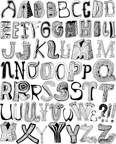 Image of hand drawn lettering