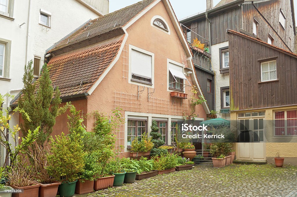 Kleine vorderen Garten in Deutschland - Lizenzfrei Alt Stock-Foto
