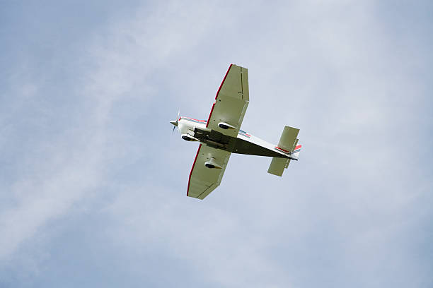 istock cessna airplane against blue sky 175426413