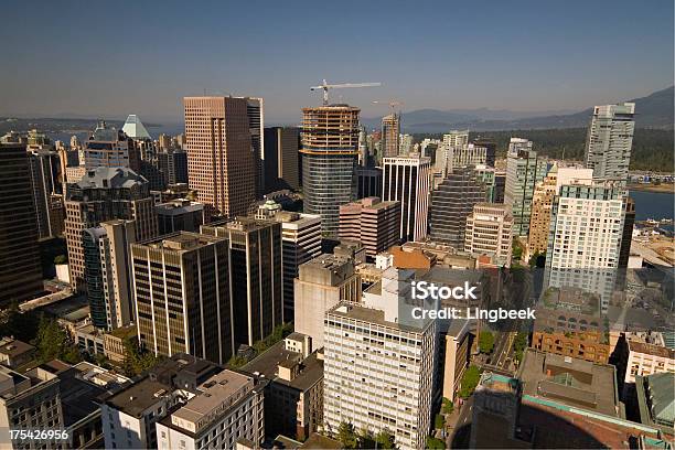 Veduta Aerea Di Vancouver Canada - Fotografie stock e altre immagini di Affari - Affari, Ambientazione esterna, America del Nord