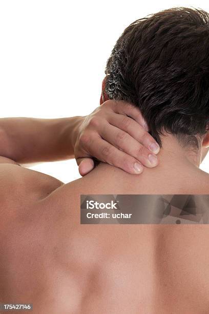 Junger Mann Hält Den Nacken Stockfoto und mehr Bilder von Anatomie - Anatomie, Arthritis, Biologie