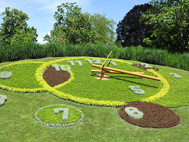 istock The flower clock in Geneva, Switzerland 175427644