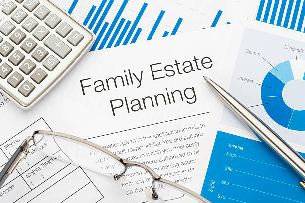 Family Estate planning document Close up of a Family Estate planning document probate photos stock pictures, royalty-free photos & images