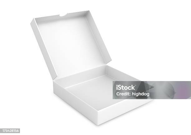 Foto de Abrir Caixa De Embalagem e mais fotos de stock de Caixa - Recipiente - Caixa - Recipiente, Modelo de base, Branco