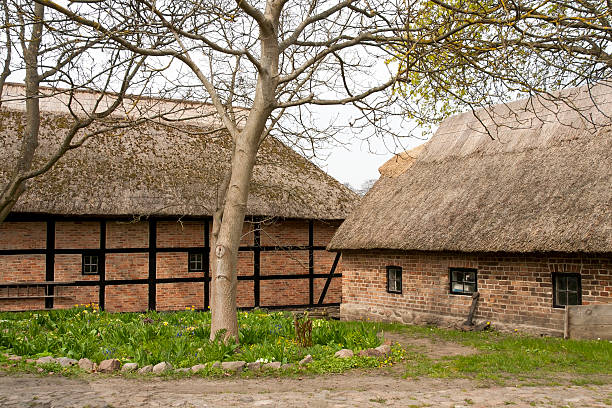 istock Beautiful cottages, Mecklenburg, Germany 175428199