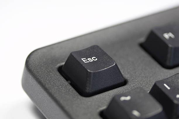 esc 키 - escape key pc computer key computer 뉴스 사진 이미지