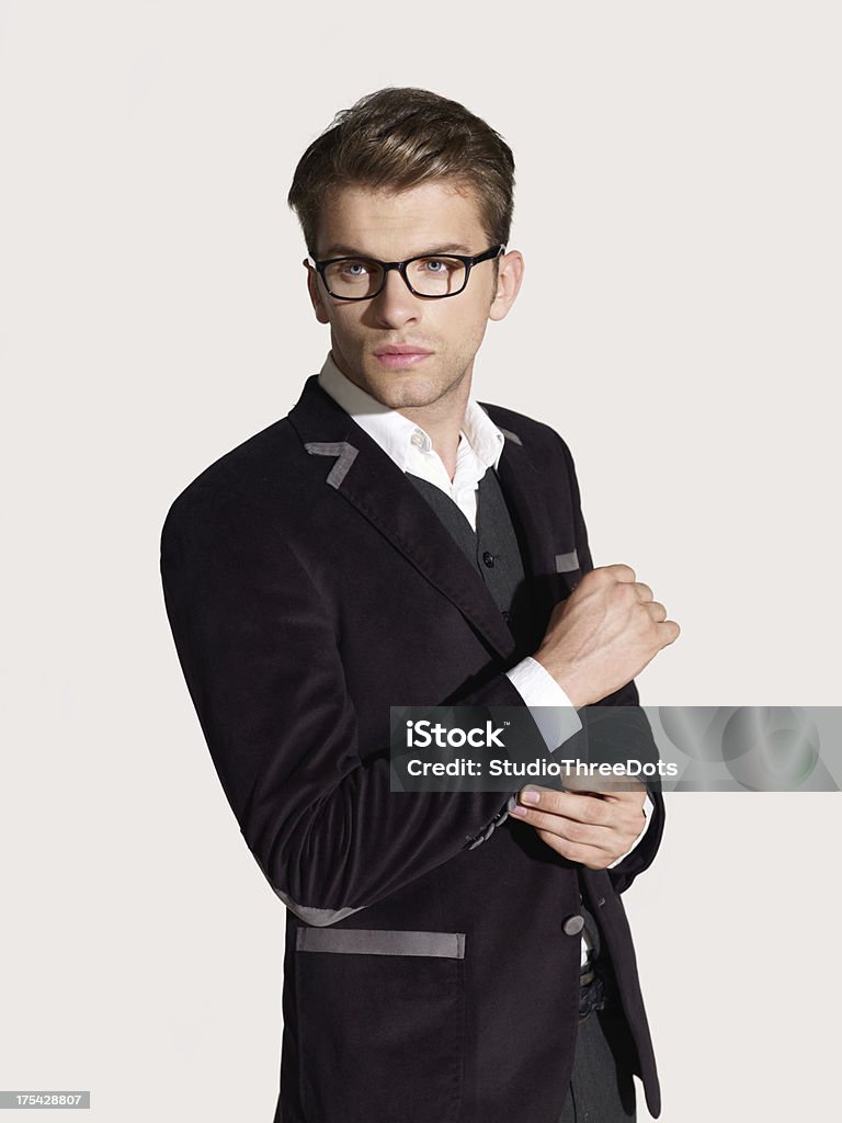 Jovem homem bonito - Foto de stock de Óculos royalty-free