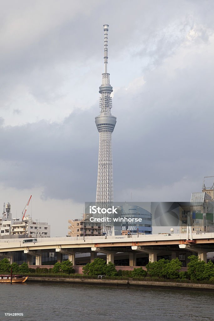 Skytree de Tóquio no Japão - Royalty-free Alto - Descrição Física Foto de stock