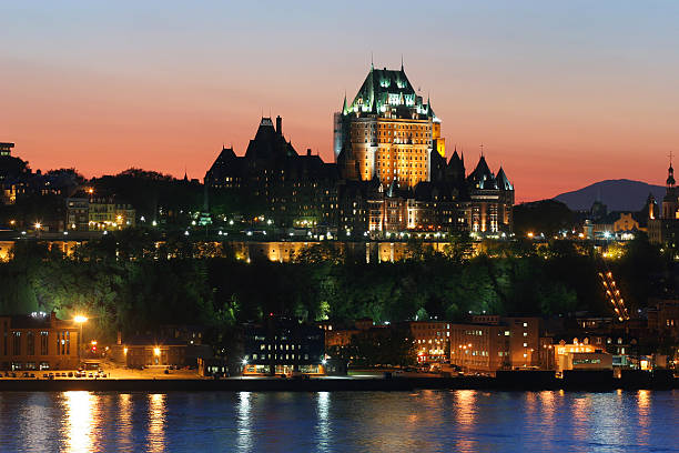 istock Chateau Frontenac in Old Quebec City at Sunset 175429033