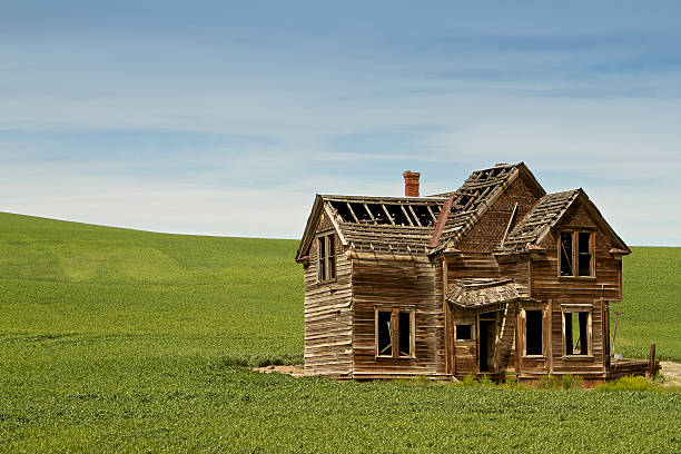 Abandonado Farm House - foto de stock