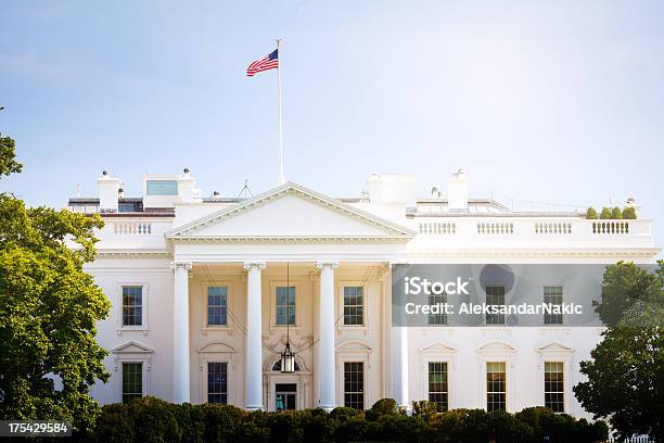 White House Stock Photo - Download Image Now - White House - Washington DC, Building Exterior, USA