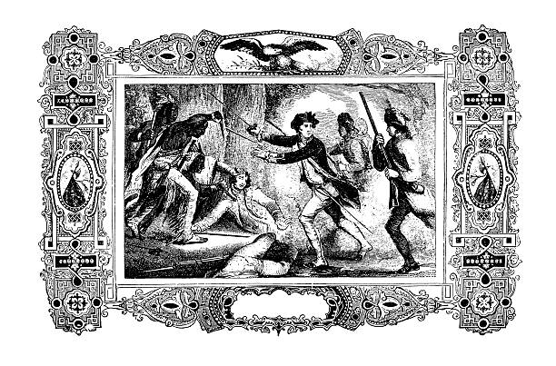 istock Battle of the Monongahela | Historic American Illustrations 175430226