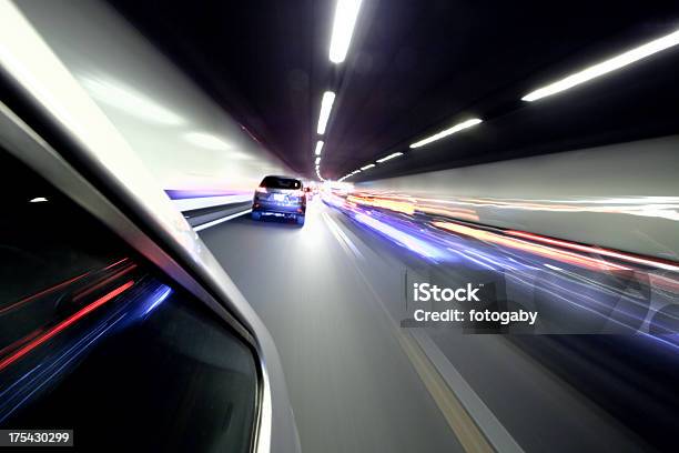 Tunnel Al Traffico - Fotografie stock e altre immagini di Asfalto - Asfalto, Astratto, Attività