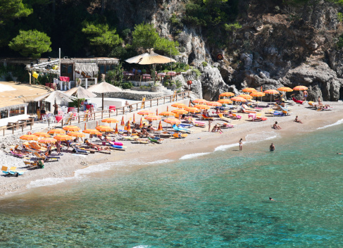 a beach near naples.