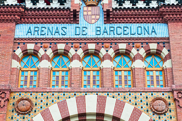 istock Old bull fighting arena in Barcelona 175430808